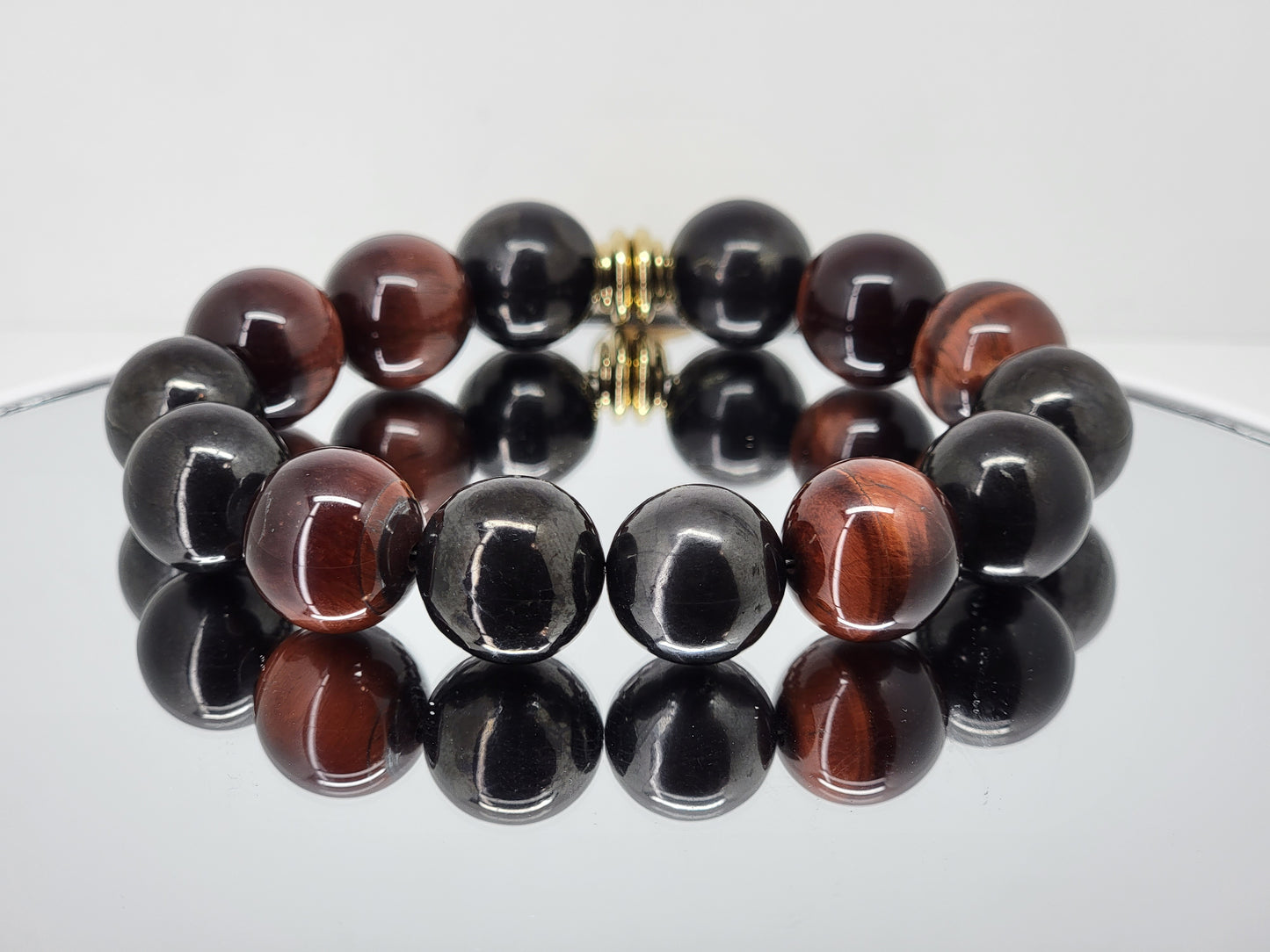 16mmタイガーアイ&アメジスト