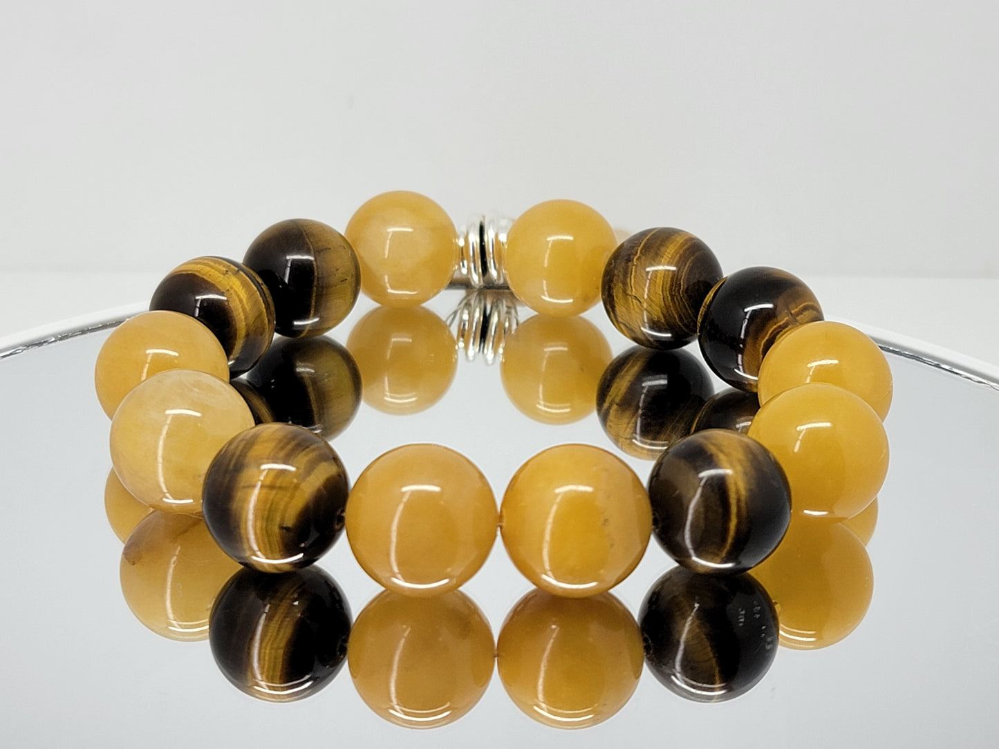 16mmタイガーアイ&アメジスト